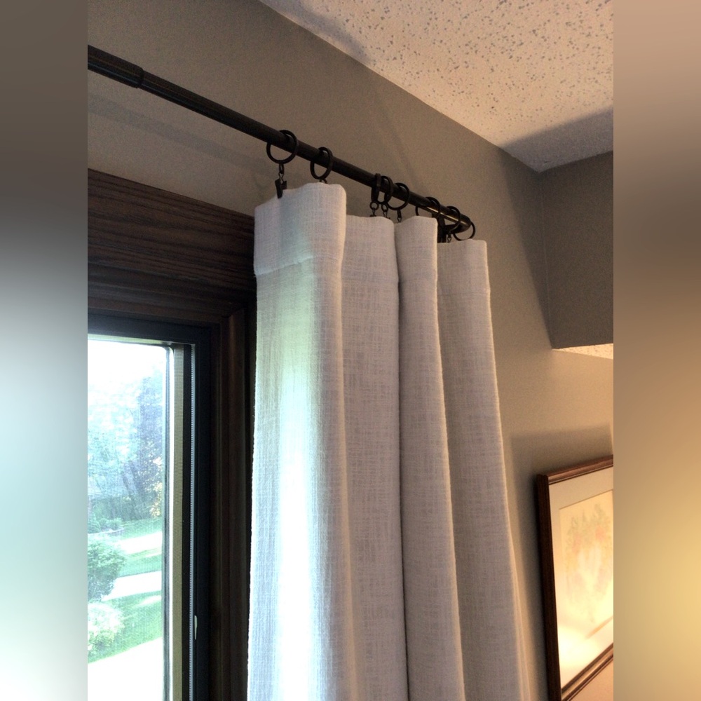 Pottery Barn White Blackout Panel Set of 2, 50” x 84”New, Never Opened